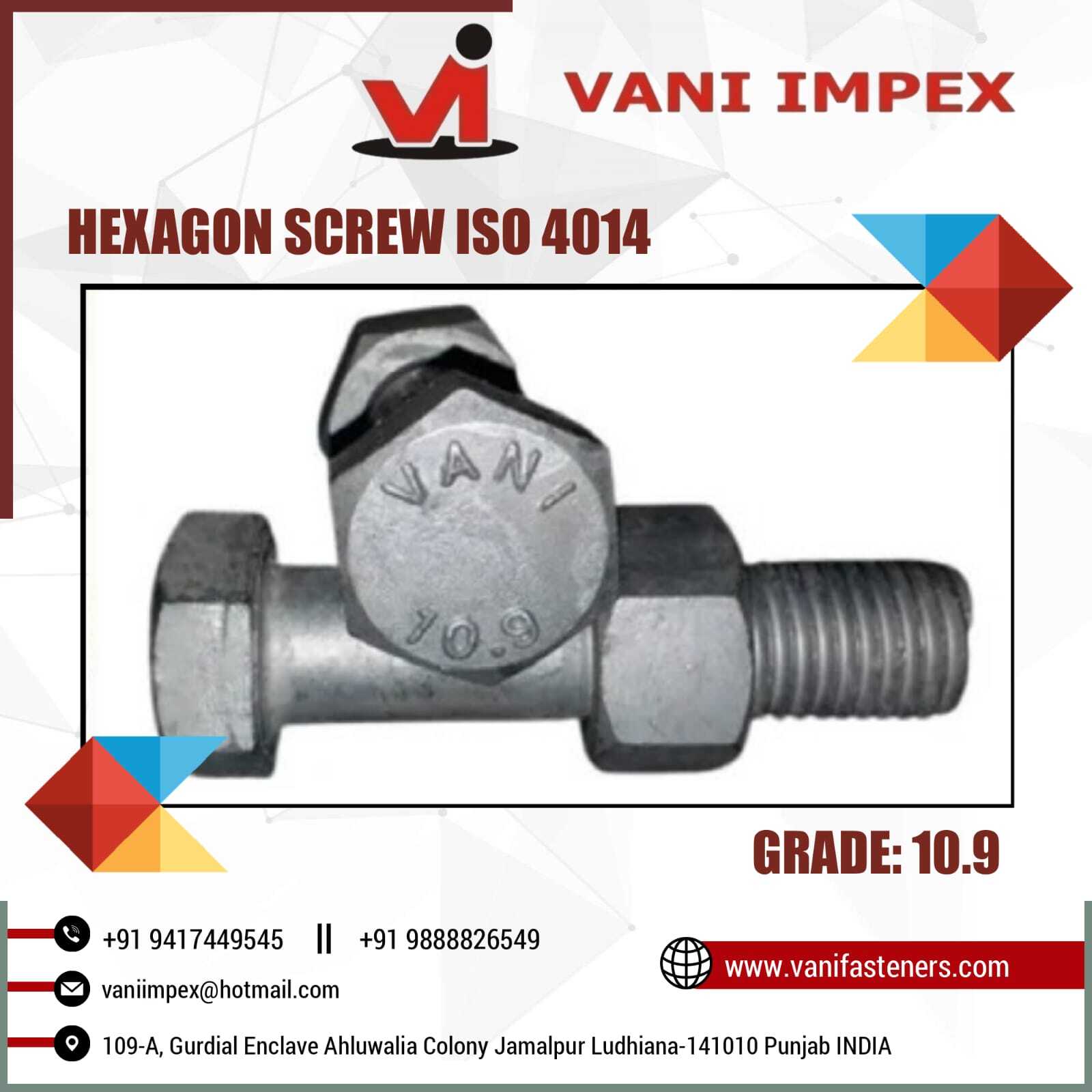 Galvanized Fasteners - Dia M6 To M100, Length 20mm To 600mm | Corrosion Resistant, Heavy Duty, Durable, High Tensile, Weather Resistant