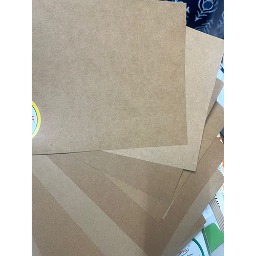 Plain Brown Craft Paper - Mixed Pulp, Customized Size, Single-Sided Coating, Available in Various Colors | High Tensile Strength, Recycled Material, Industrial Grade
