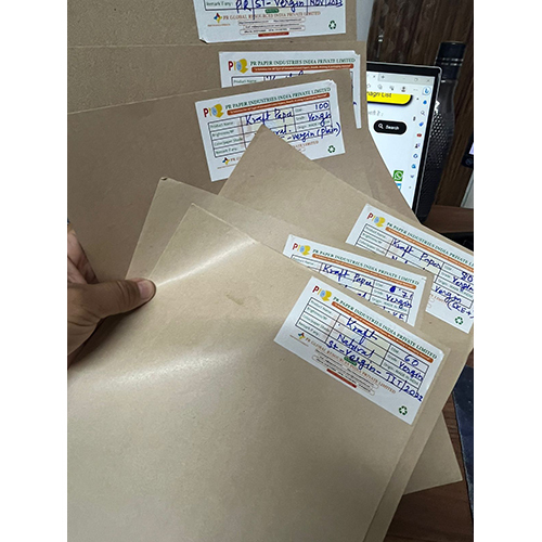 High Strength Craft Paper - Mixed Pulp, Customized Size, Eco-friendly Single Side Coating | High Tear Resistance, Durable Quality, Recycled Material