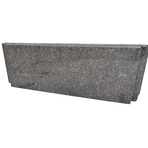 Rectangular Steel Grey Granite Slabs Application: Commercial