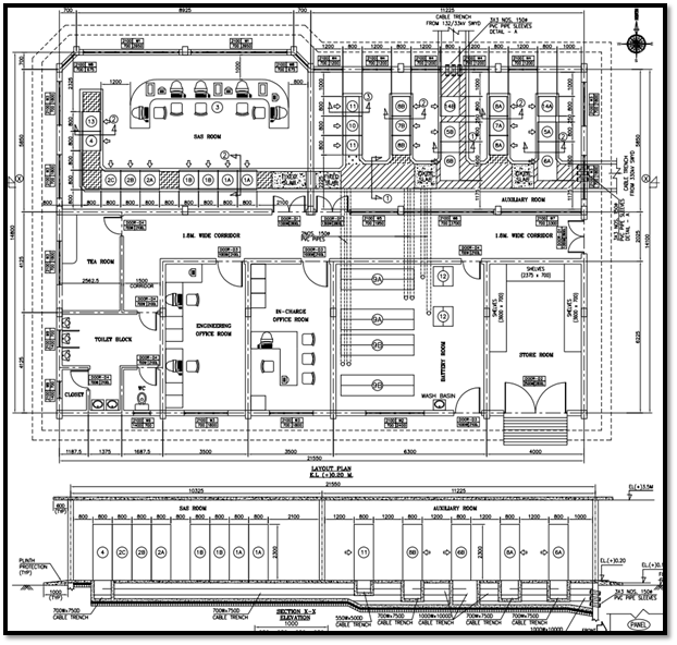 Electrical Drawings For Ehv Substation Or Switchyard Project