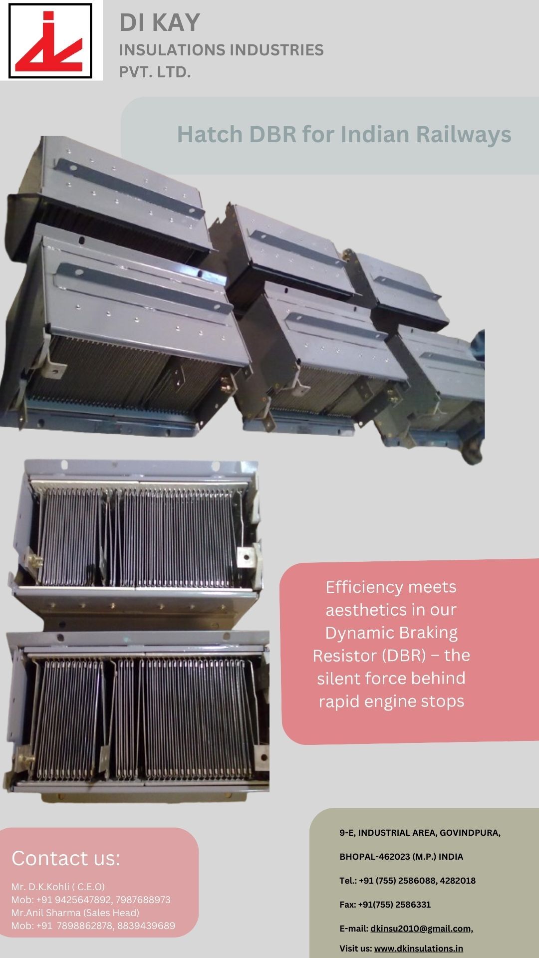 Dbr Hatch (Diesel Locomotive) Application: Industrial