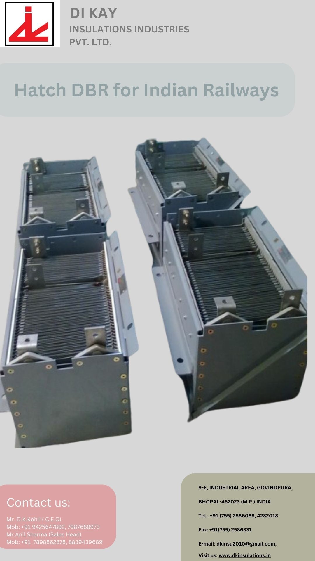Dbr Hatch (Diesel Locomotive) Application: Industrial