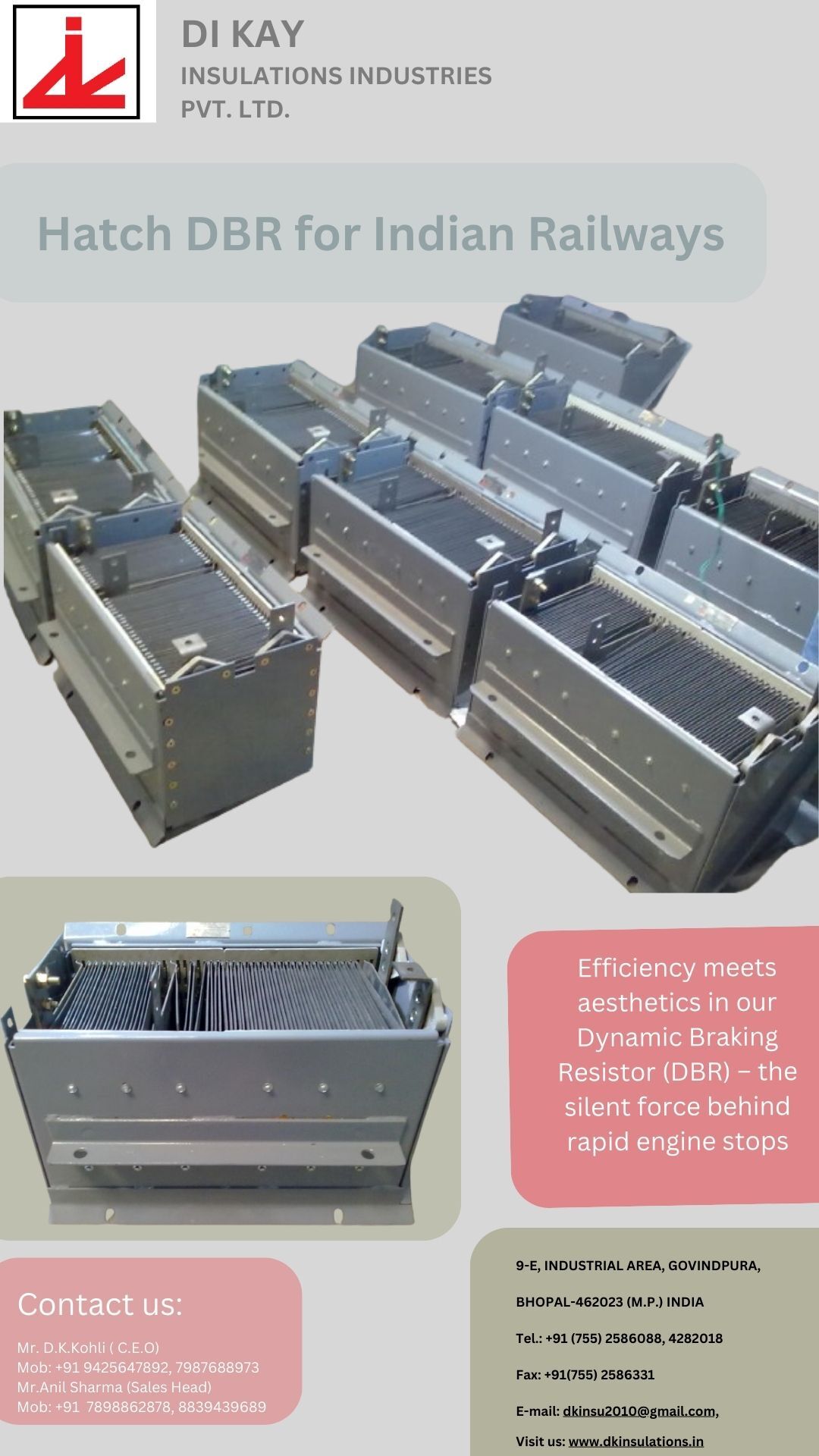 Dbr Hatch (Diesel Locomotive) Application: Industrial