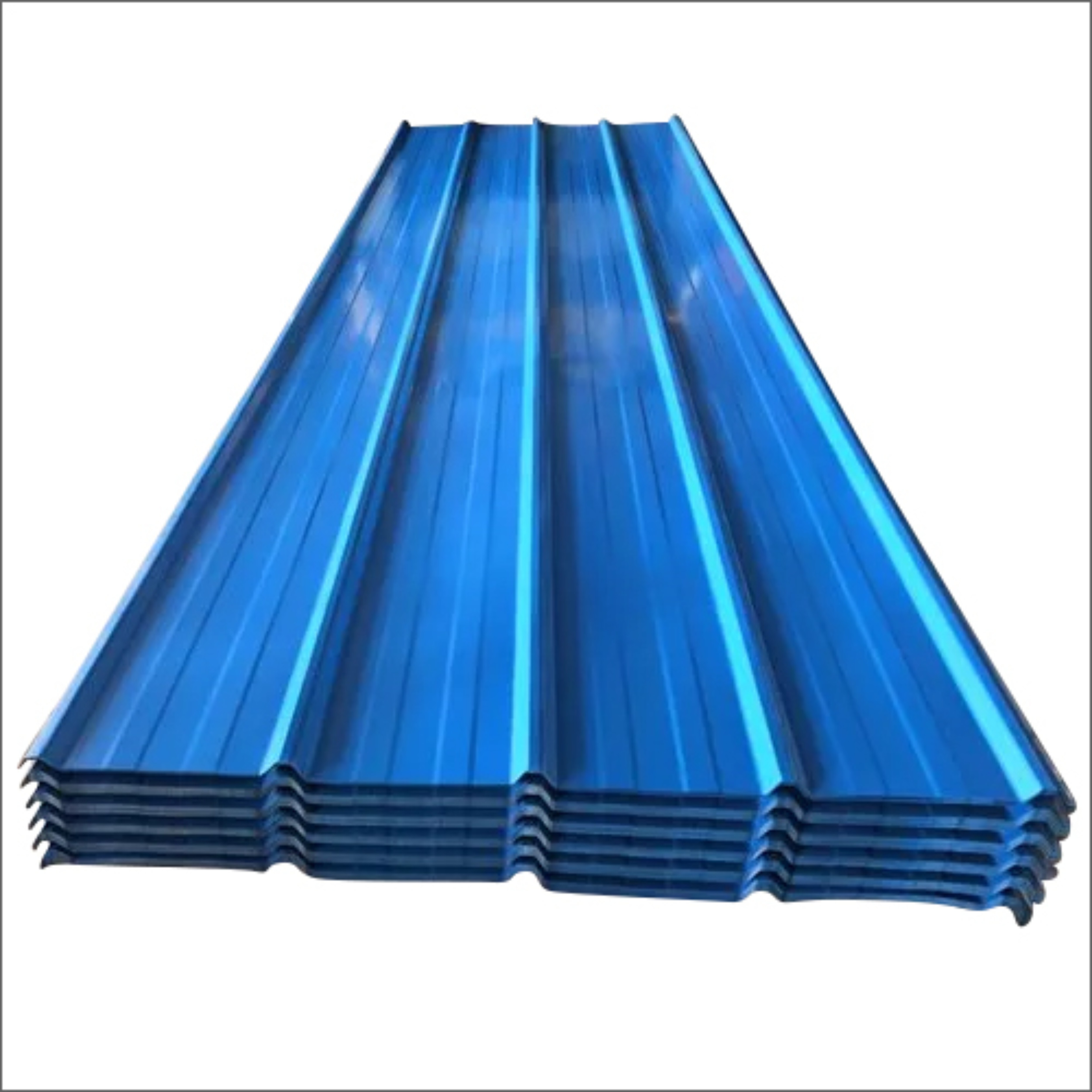 Hi Rib Profile Sheet - Aluminum, 0.60 Mm , Color Coated | Lightweight, Easy Installation, Corrosion Resistant, Leak-proof, Weather Tightness