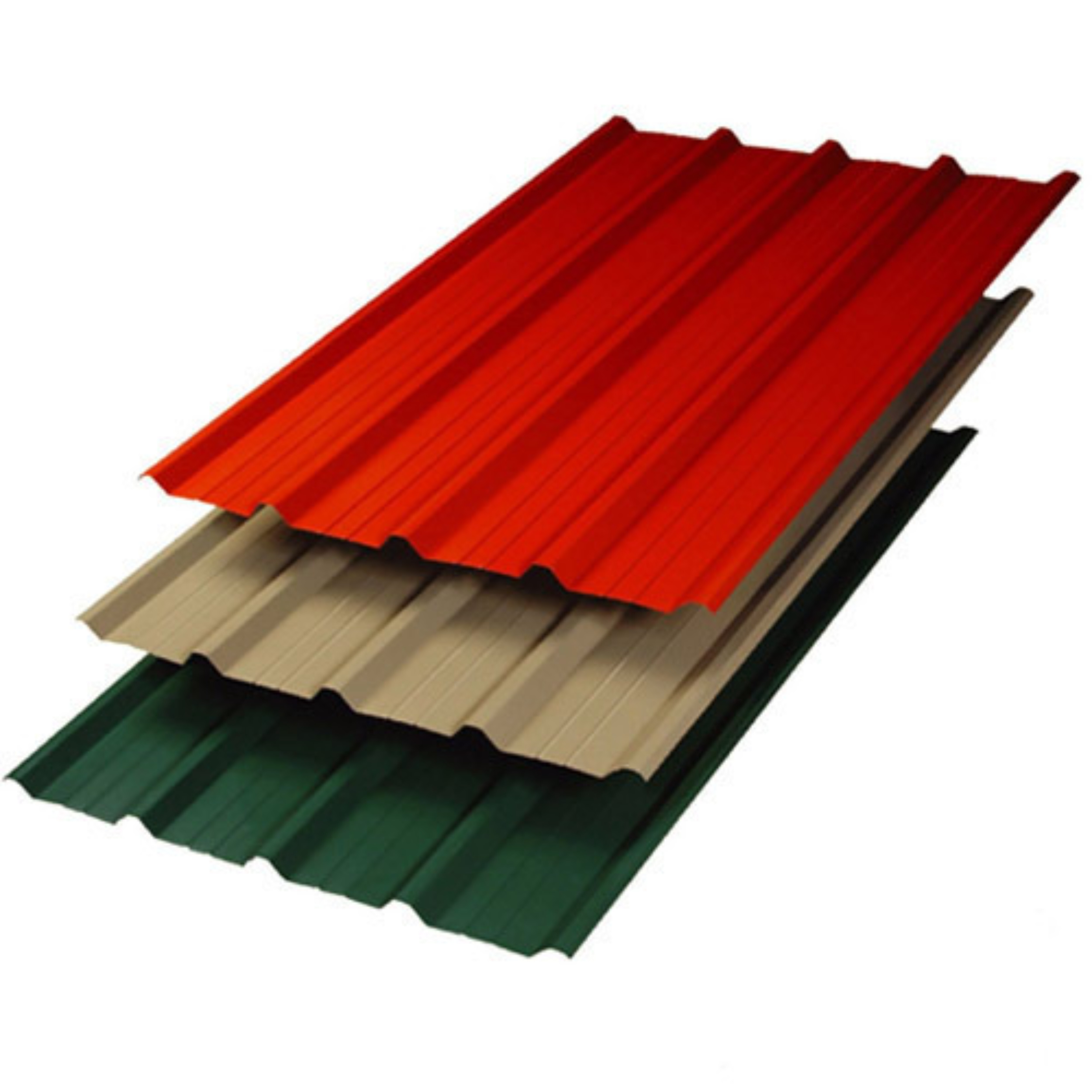 Hi Rib Profile Sheet - Aluminum, 0.60 Mm , Color Coated | Lightweight, Easy Installation, Corrosion Resistant, Leak-proof, Weather Tightness