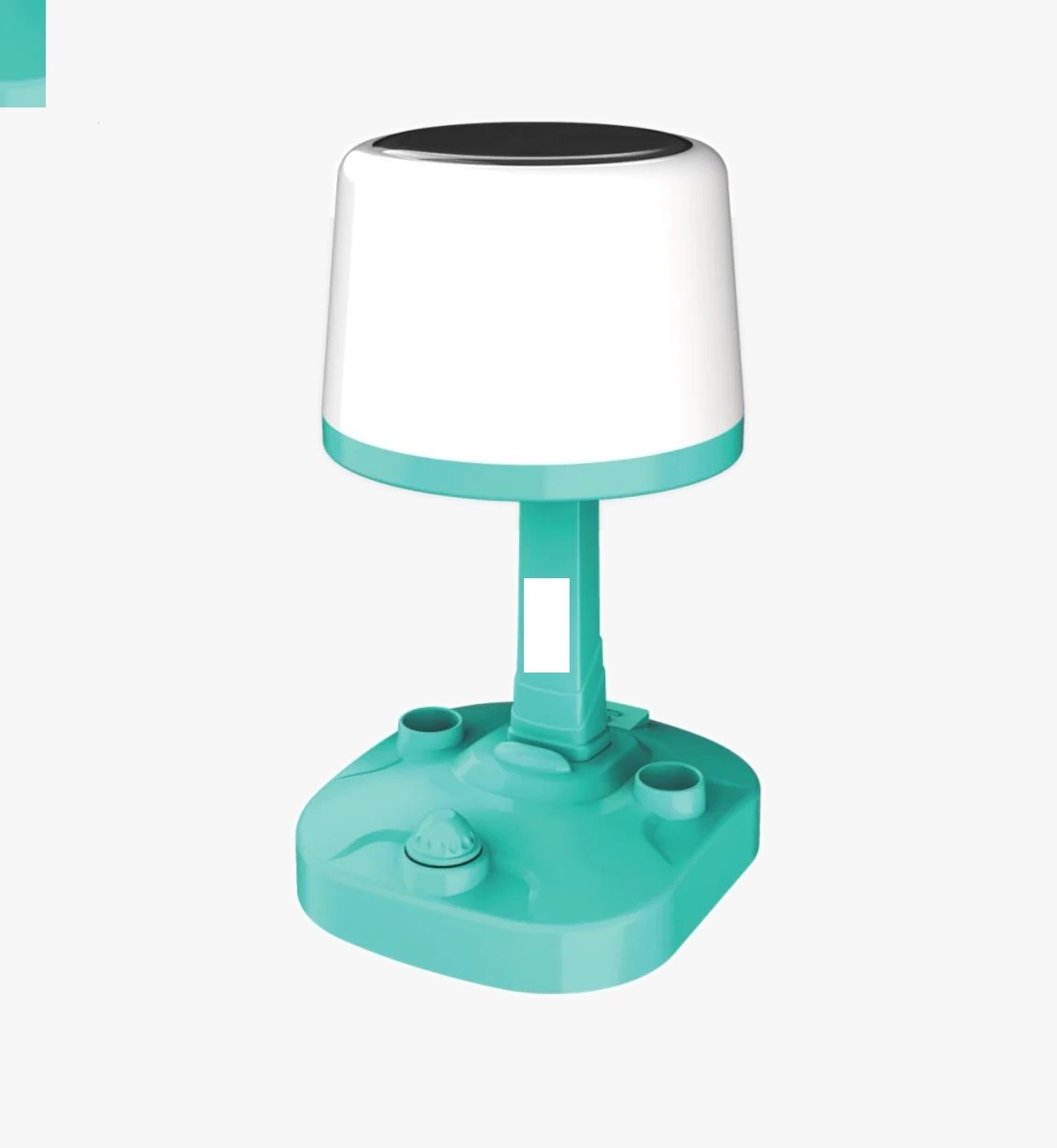 9w Solar Table Lamp - Aluminum Body, 12v Dc , Moisture Proof, Rust Proof, Multiple Color Light, Mobile Charging Option, Versatile For Home & Hospitality