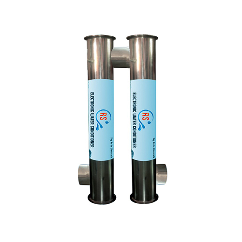 Rs Electronic Water Conditioner - Stainless Steel Material Wall-mounted Design | Softens Hard Water Prevents Limescale Enhances Skin Health