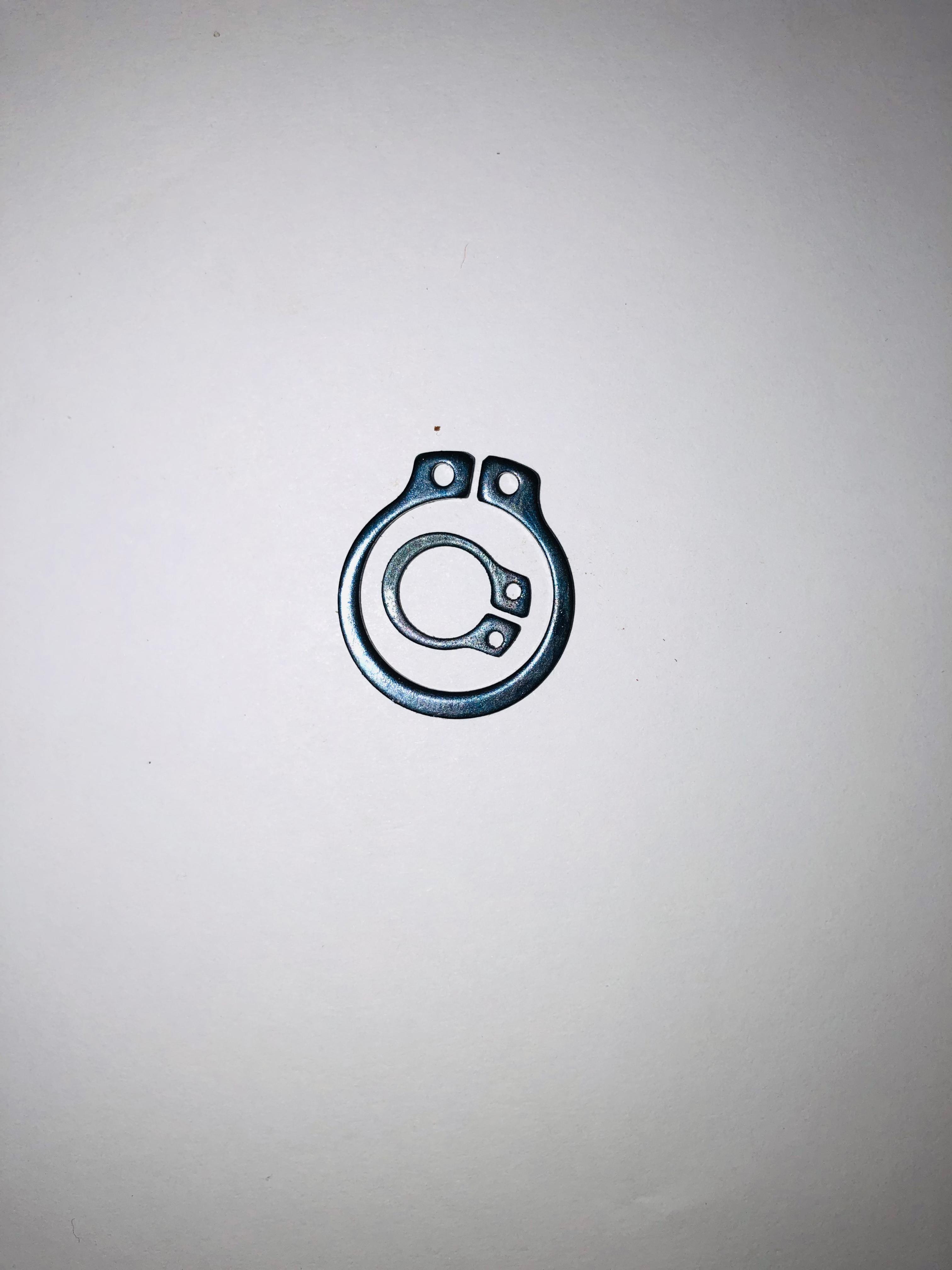 Ss Internal External Circlip - Stainless Steel, Diameter 25mm, Silver | Versatile Fastener For Automotive, Aerospace, And Industrial Applications