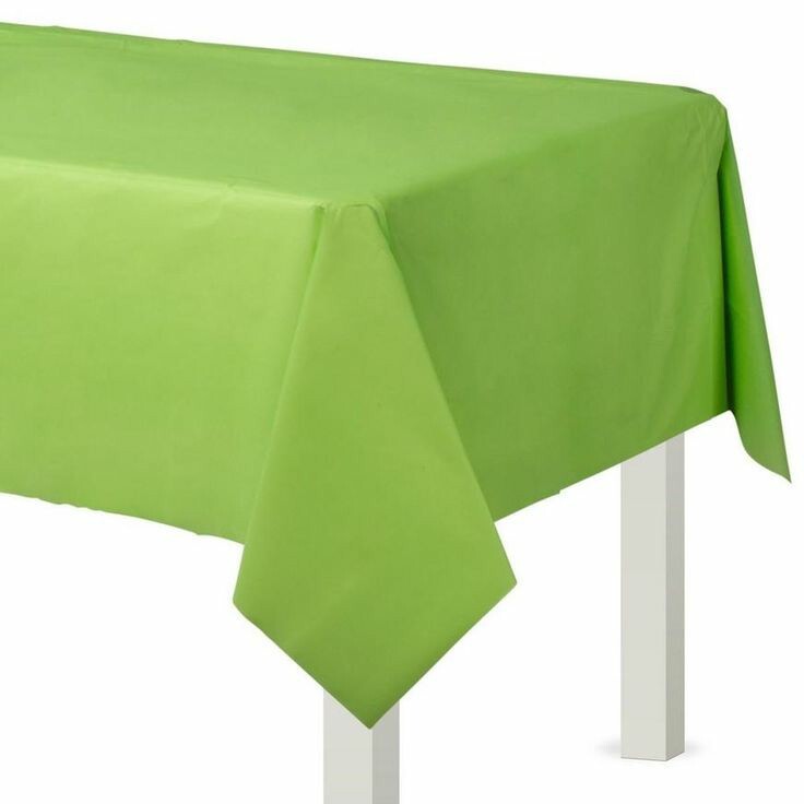 Simple Table Cover - Polyester, 6 Ft Size | Elegant 2-in-1 Fitted Tablecloth & Skirt, Wrinkle Resistant, Easy Installation, Reusable
