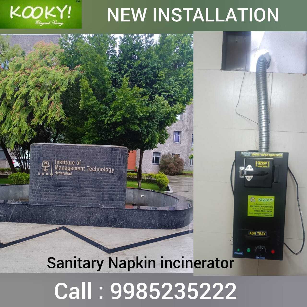 Napbin Sanitary Napkin Incinerator