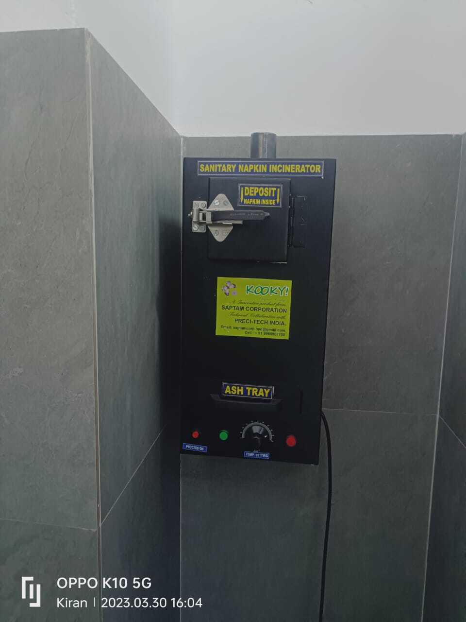 Napbin Sanitary Napkin Incinerator