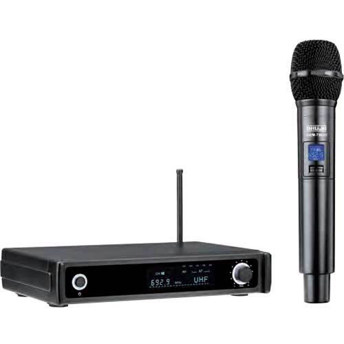 Black Awm 700Uh Pa Wireless Microphones