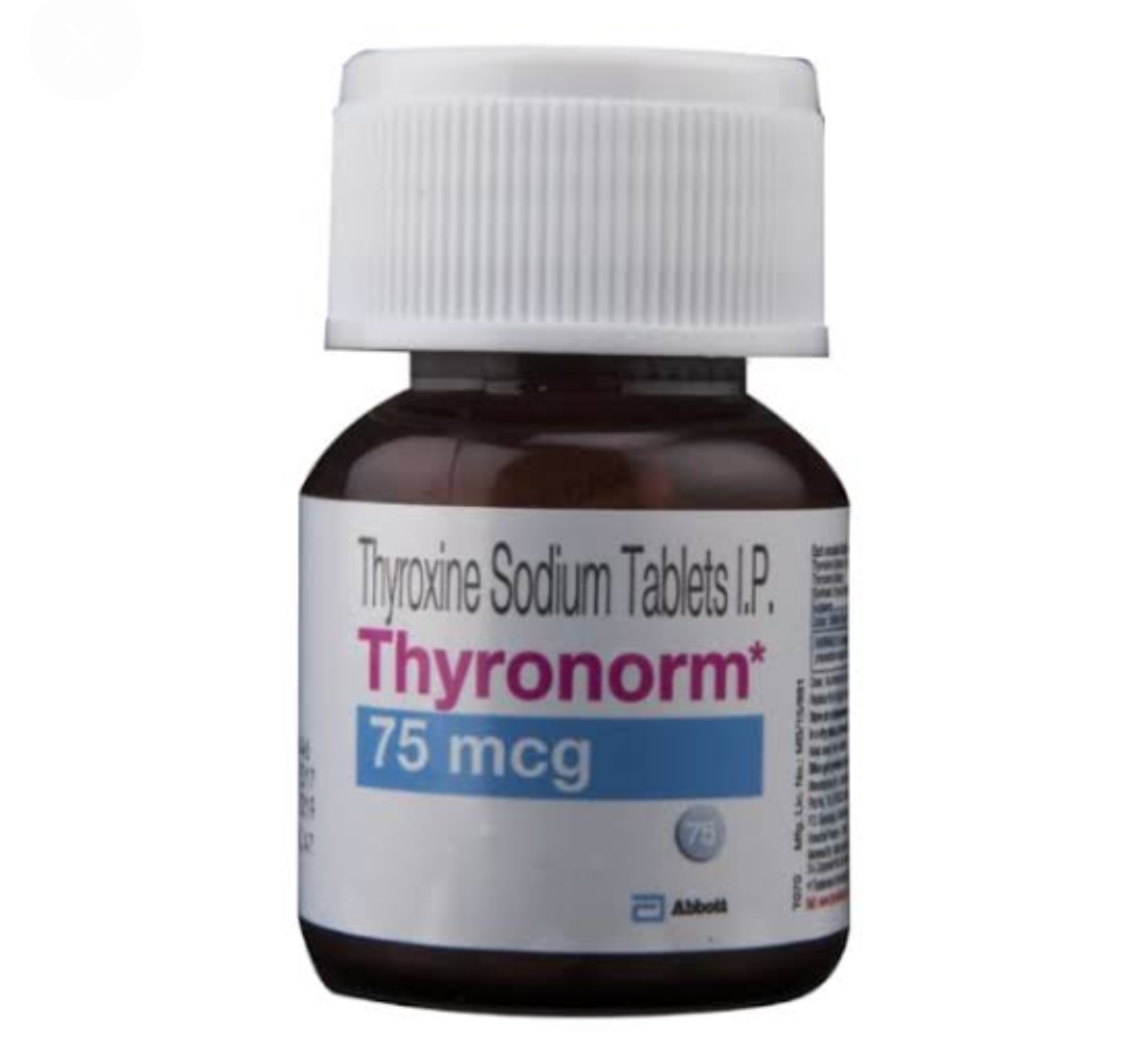 Thyronorm 75 Mg Ingredients: Thyroxine Sodium Ip