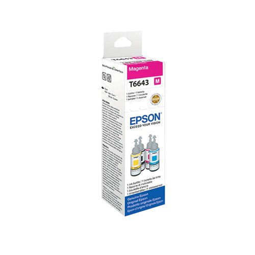 Magenta 70 Ml Ink Bottle T6643 - 664