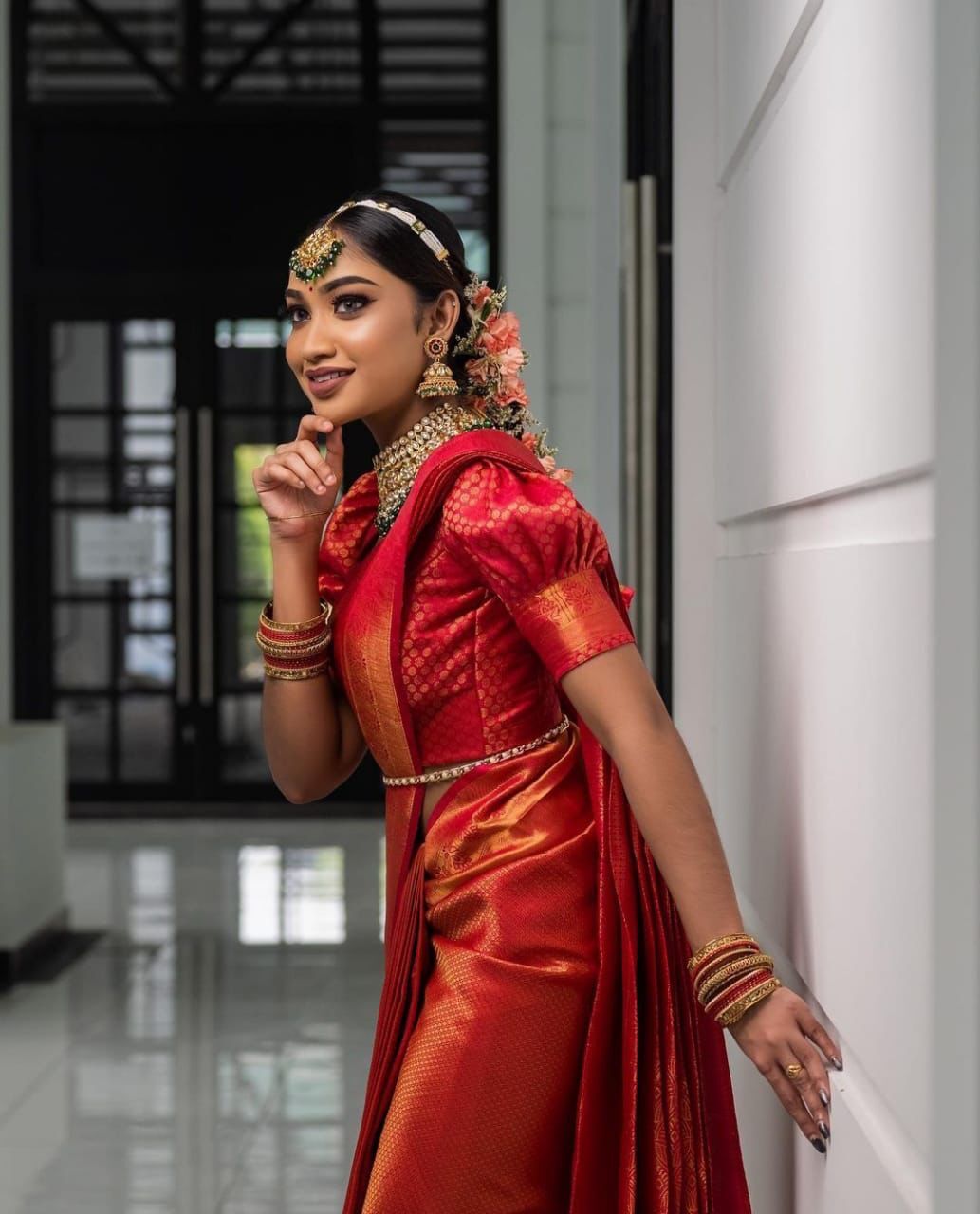 Silk Saree - Soft Lichi Silk Cloth, Beautiful Rich Pallu & All Over Jacquard Work, Running Exclusive Jacquard Border, Ideal For Ethnic Occasions