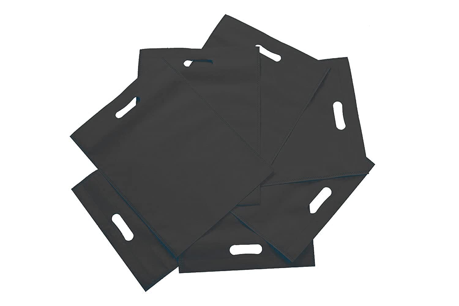 9/12 D Cut Carry Bag Multi Colour - Non Woven Pp Fabric , Red Color, Biodegradable Eco-friendly Shopping Solution With Durable D Cut Handle