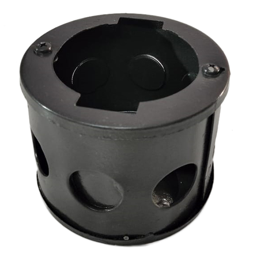 Black Round Concealed Metal Box