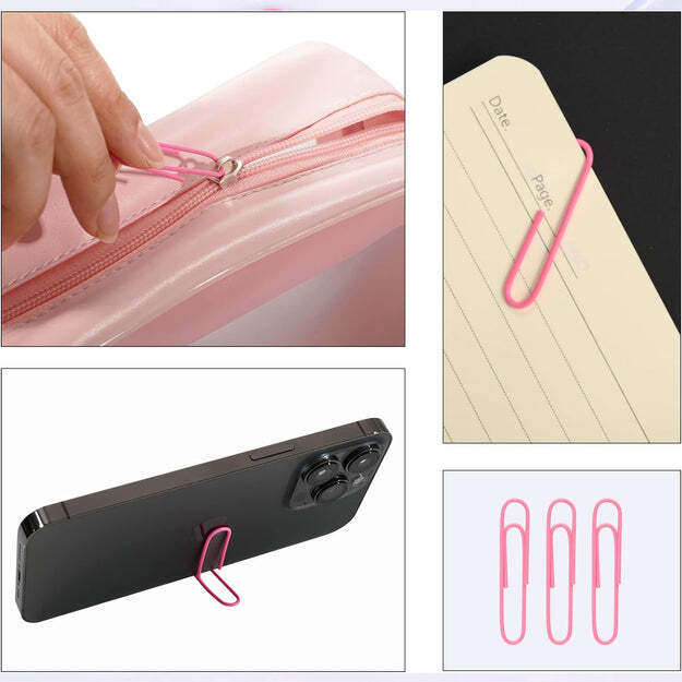 Multipurpose Assorted Color Coated Paper Clips