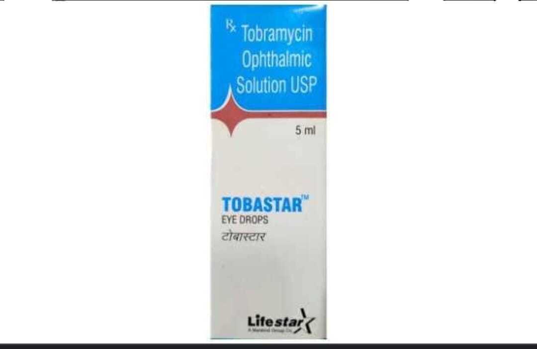 Tobastar Drops 5 Ml Ingredients: Tobramycin Ophthalmic Solution