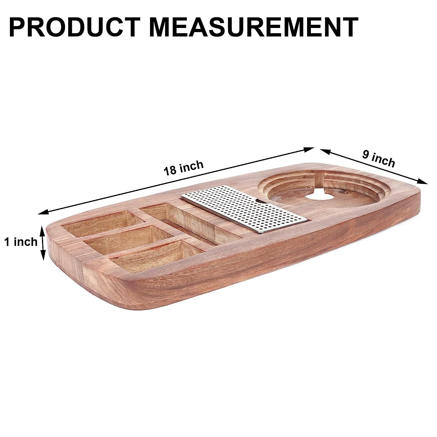 Wooden Tray For Electric Kettle Dimension (L*w*h): 45.7l X 22.8w X 2.5h Centimeters Centimeter (Cm)