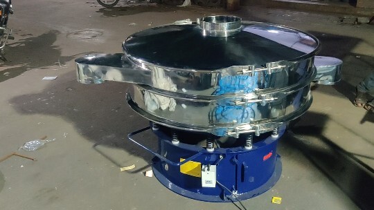 White Vibrating Sieve Screen