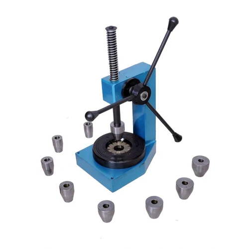 Black And Blue Manual Bangle Sizing Machine