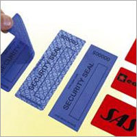 गैर अवशेष चिपकने वाला सुरक्षा सील