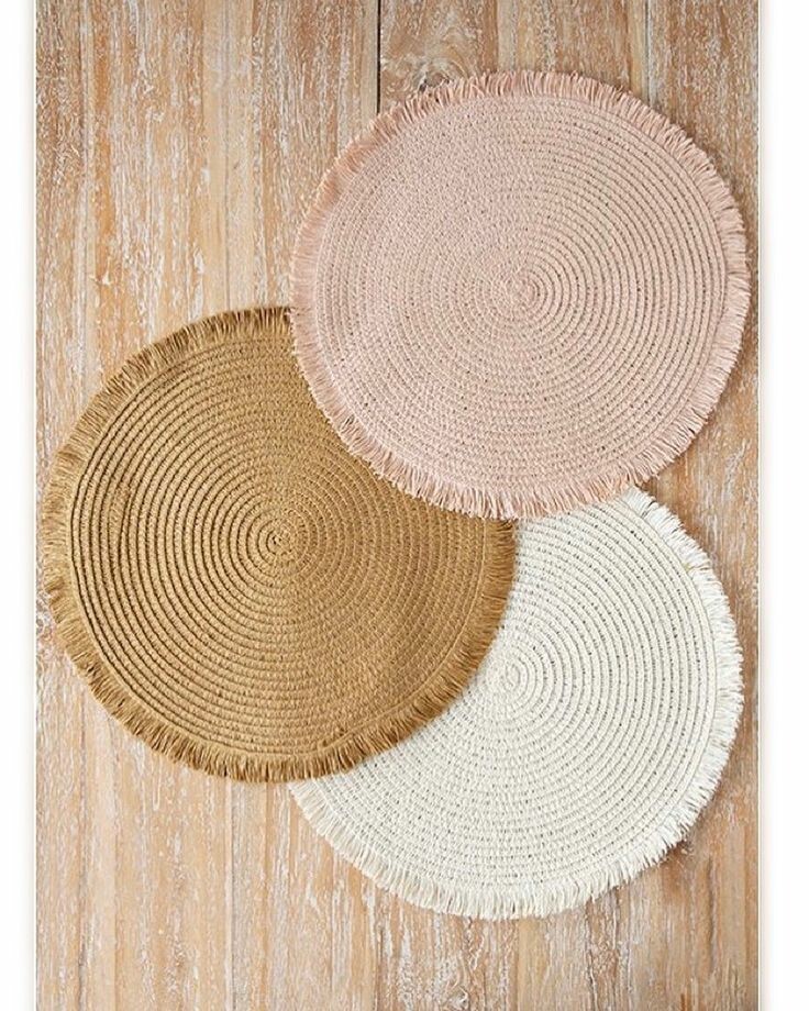 Macrame Coaster - Natural Cotton | Elegant Design, Temperature Regulating, Customizable Width, Eco-friendly Protection For Your Table