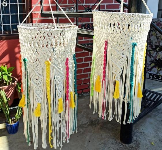 Macrame Decorative Products - Color: White