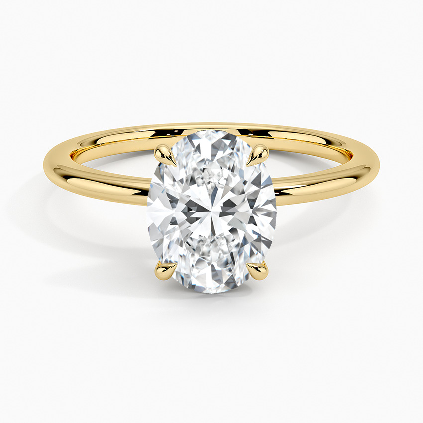Oval Shape Engagement Ring