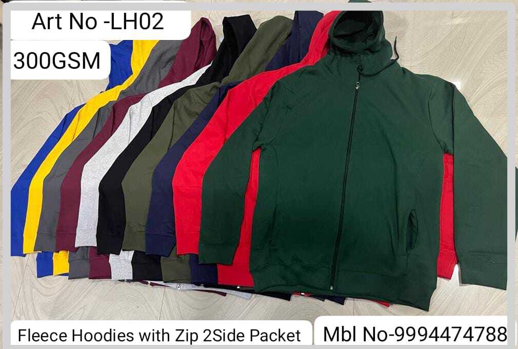 Fleece Hoodies With Kangaroo Pocket - Cotton Blend, Sizes M, Xl, Xxl | Cool Max, Designed For Men, Ideal For Casual Wear