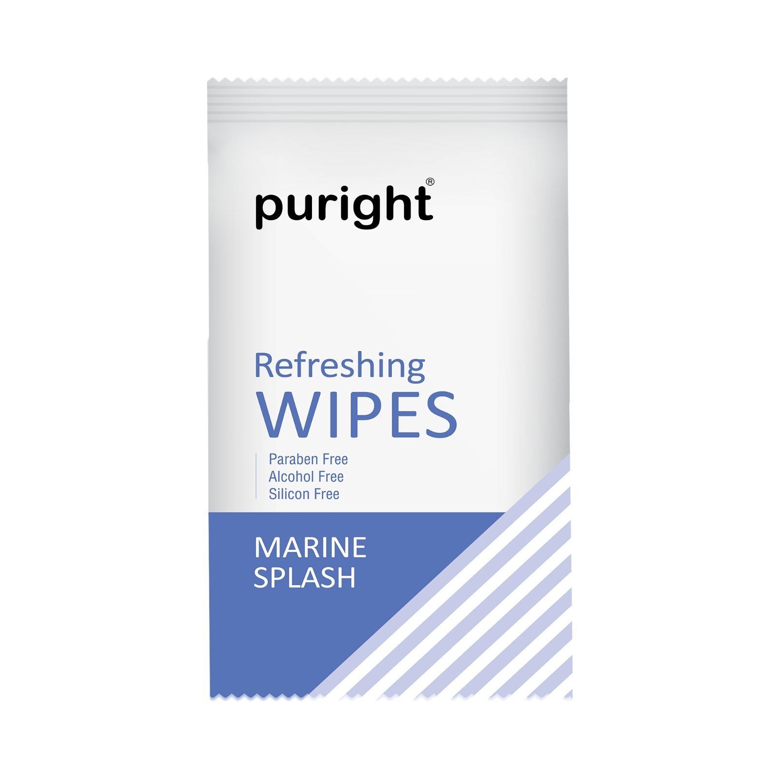 Refreshing Wet Wipes - Soft Alcohol-free, 15 X 20 Cm, Blue | Deep Cleansing, Ideal For Hands & Face, Suitable For All Skin Types