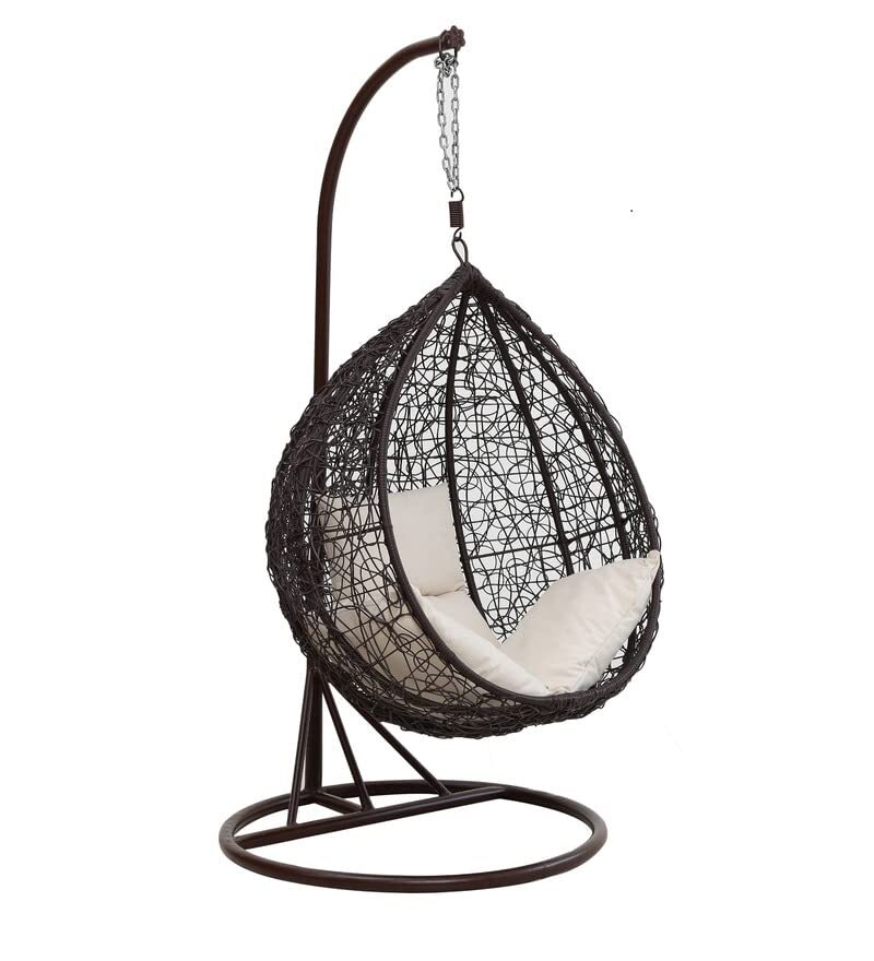 Outdoor Cane Swing Chair - Assembly: No Assembly Required