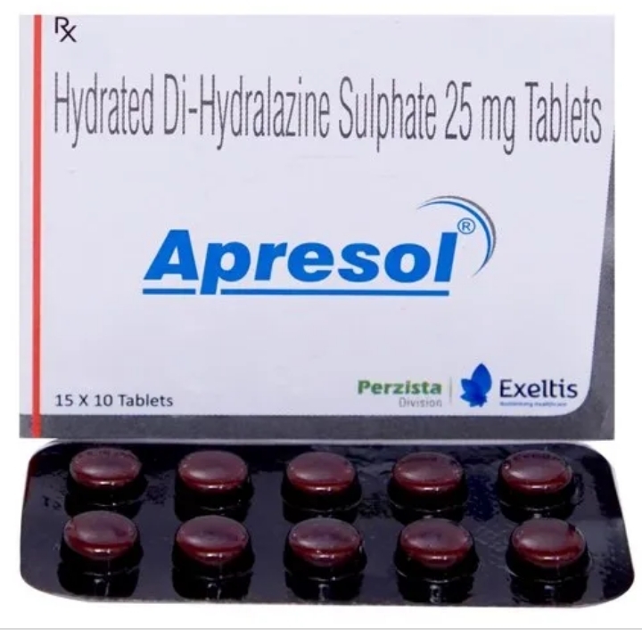 Apresol 25 Mg Ingredients: Hydrated Di Hydrazine Sulphate