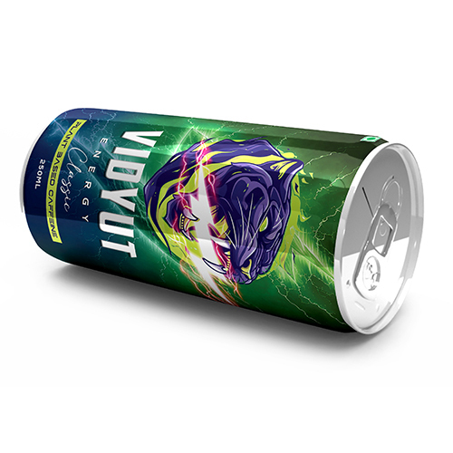 Energy Boost Drink - Tinned Can | Sweet Flavor, Plant-Based Caffeine, Essential Vitamins & Minerals for All-Day Energy