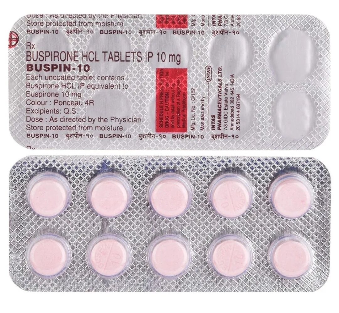 Buspin Tablet - 10 Mg Dose, Tablet Formulation For Effective Anxiety Management, Safe And Reliable Solution