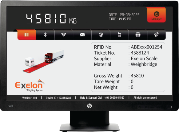 Unmanned Weighbridge System - Accuracy: 0.025 %