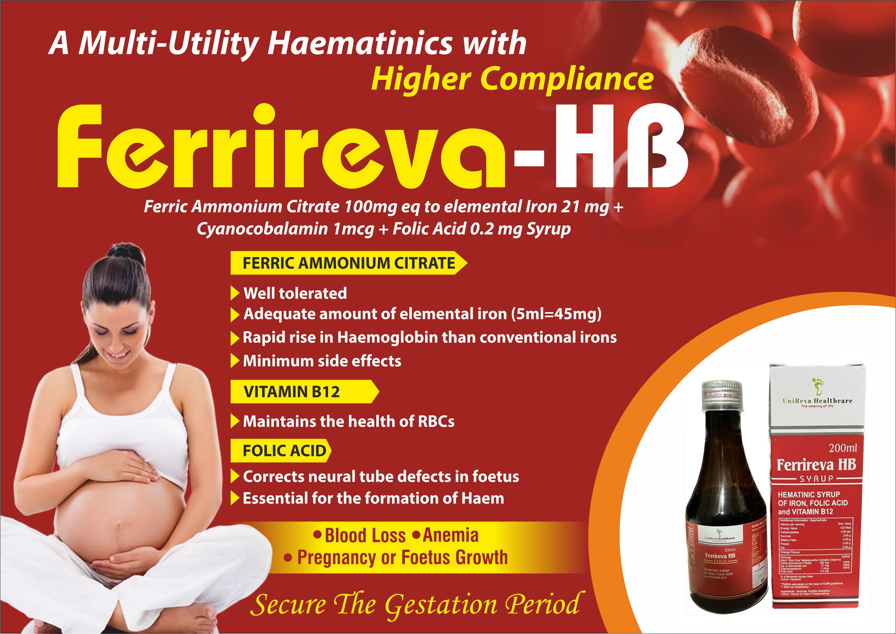 Ferrireva Hb Syrup - Drug Type: Specific Drug