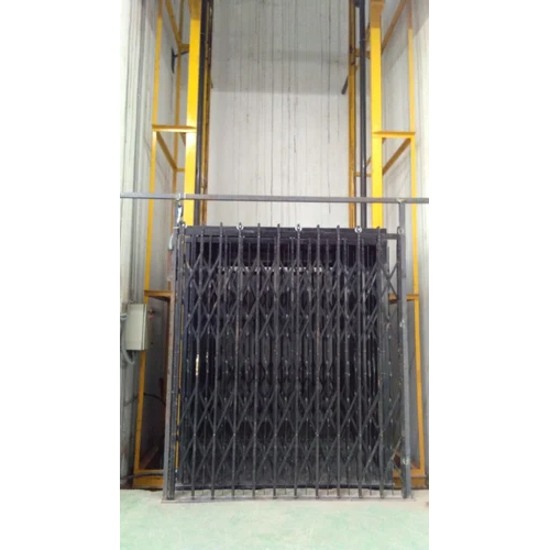 Hydraulic Double Mast Goods Lift Car Dimension: Customized