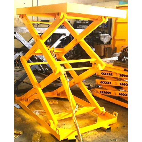 Hydraulic Scissor Lift - Strong Mild Steel, Load Capacity 1-2 Tonne | Electric Powered, Smooth Hydraulic Drive For Heavy-duty Lifting Tasks