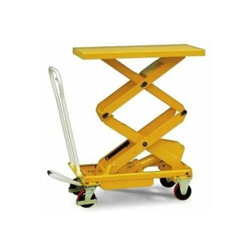 Manual Mobile Scissor Lift Table Load Capacity: 0.3-0.5 Tonne
