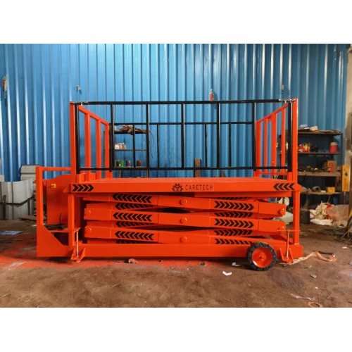 Ac Operated Hydaulic Mobile Scissor Lift Car Dimension: Customized