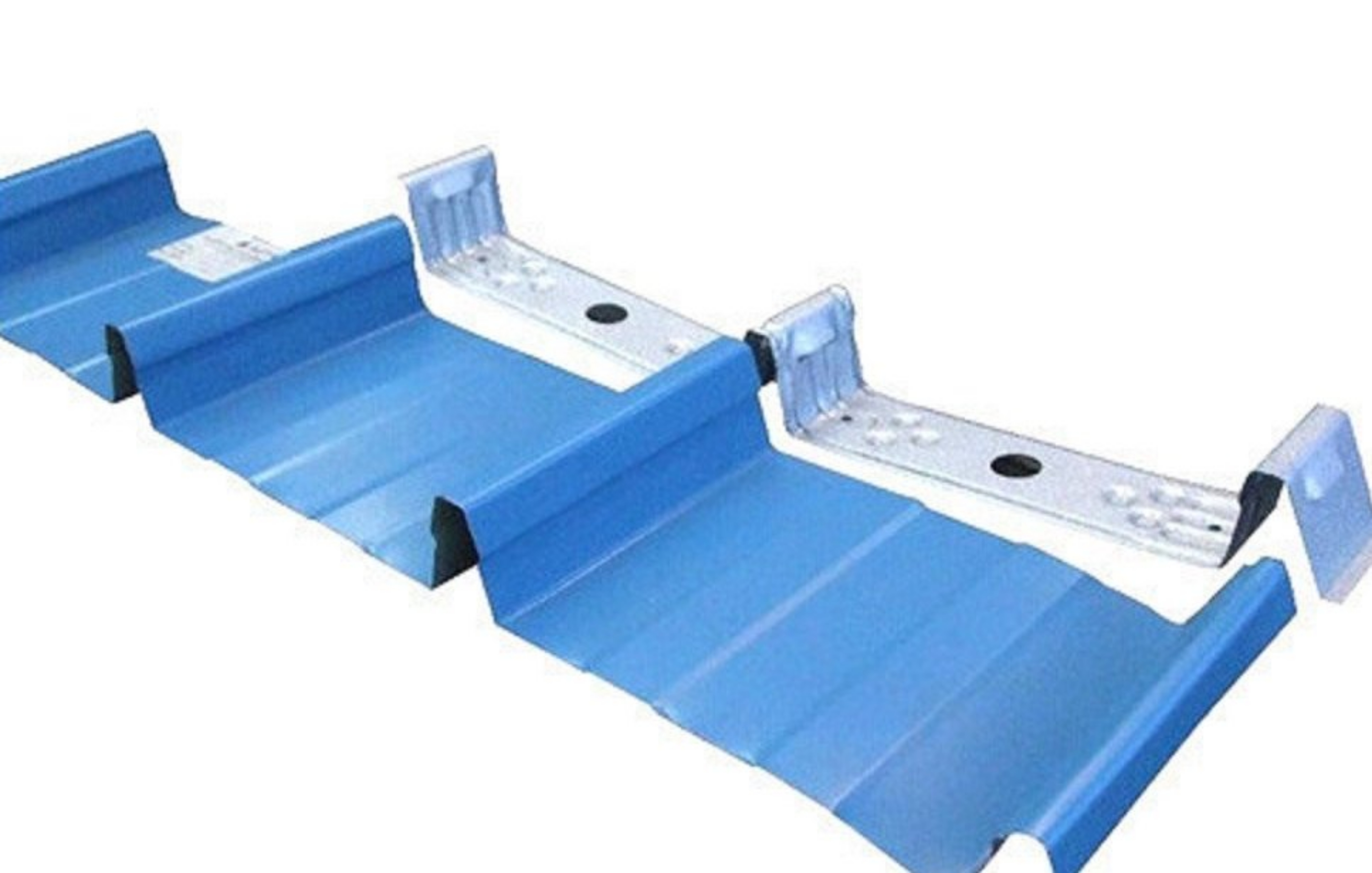 Clip-lock Profile Sheet - Ppgl, 0.50 To 0.70mm , Color Coated Surface For Industrial Roofing, Resistant To Corrosion And Chemicals