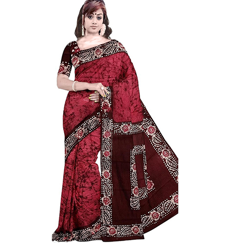 Different Available Ladies Pure Cotton Rani Saree