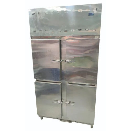 Silver 4 Door Ss Deep Freezer