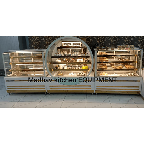 Cake Display Counter - Color: As Per Requirement