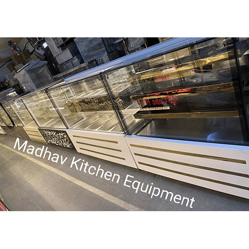 Pastry Display Counter - Color: As Per Requirement