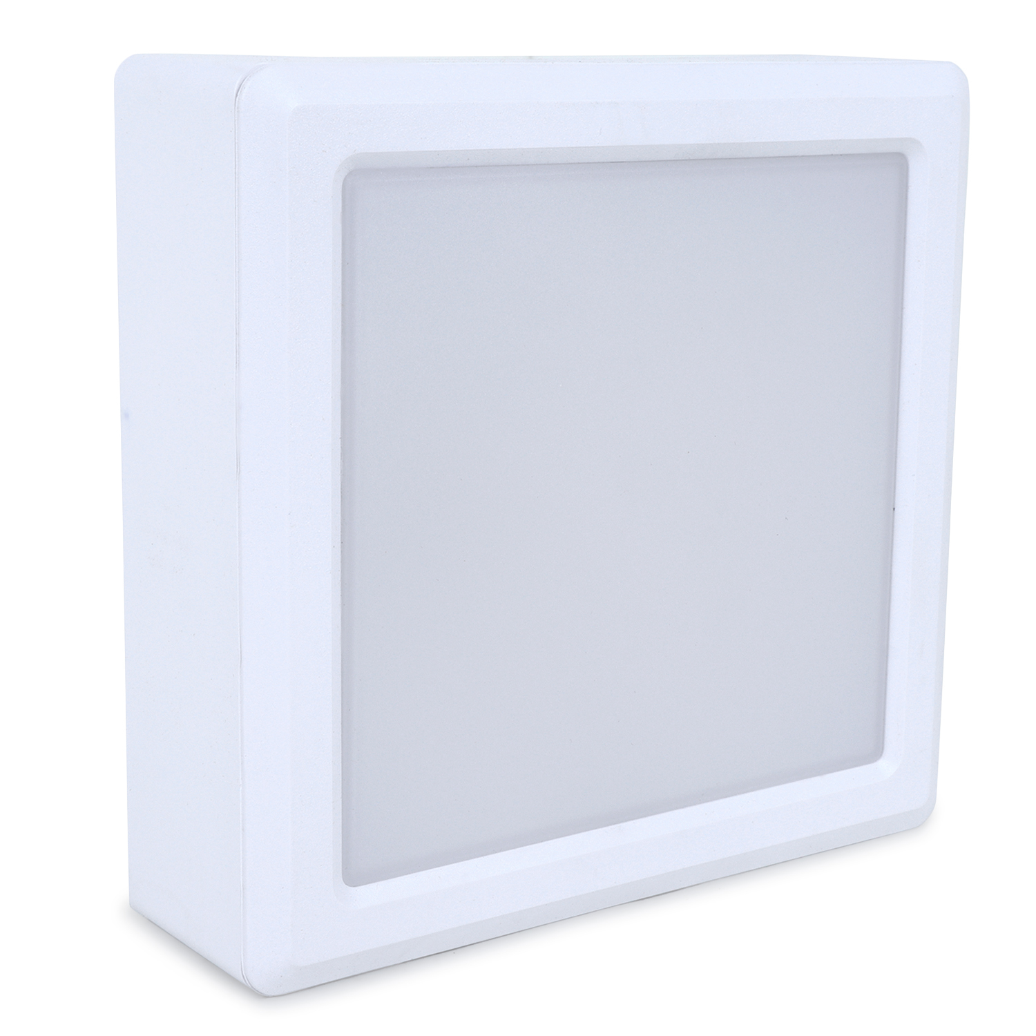 8w Led Surface Panel Sq Cw - Aluminium, Round, Cool White Light, 220-240v, 50hz, Input Power 8w, Rated Lumens >900 Lm | Ideal For Home, Office, Shop Usage