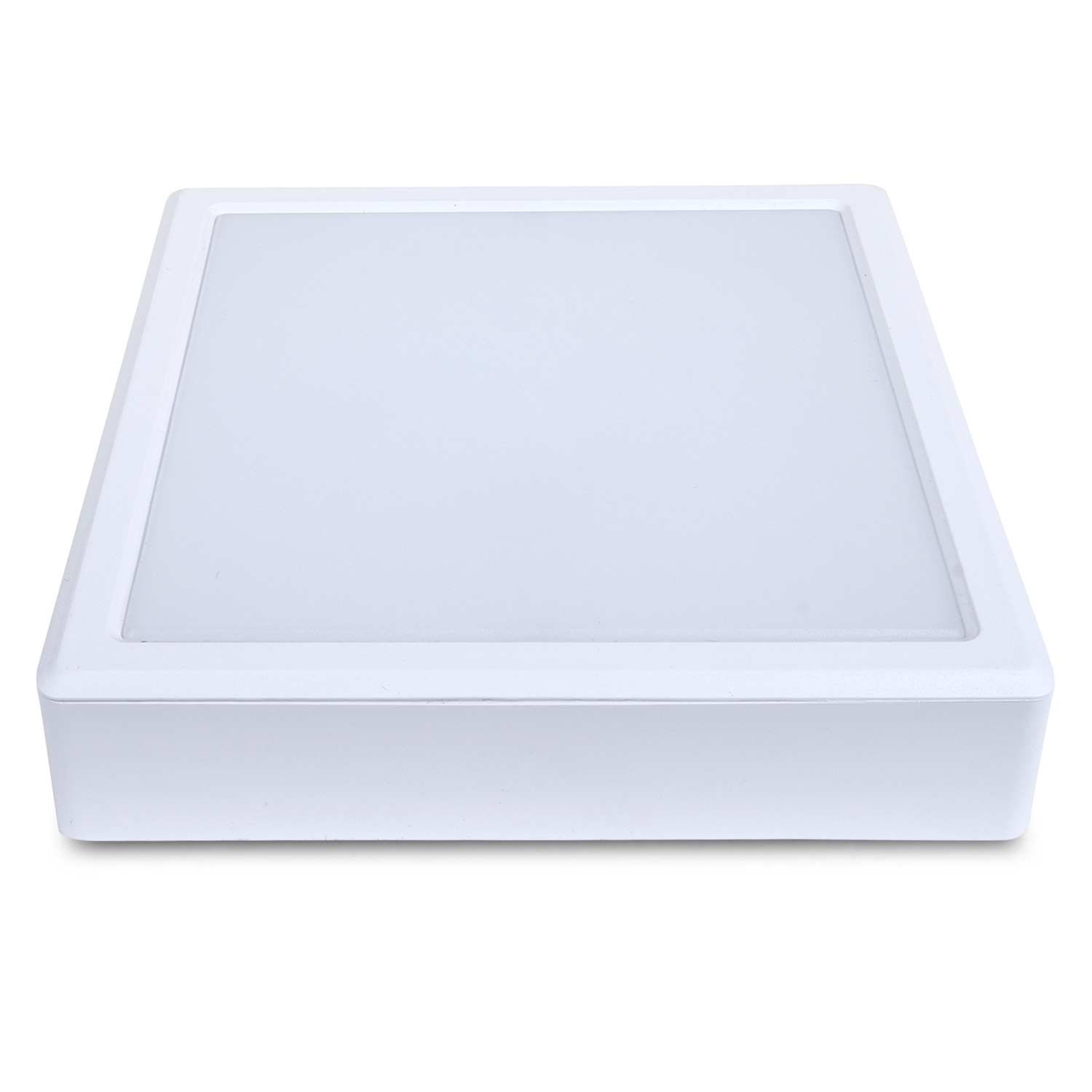 15w Led Surface Panel Sq - Aluminium, Cool White | Rated Lumens >1500 Lm, Driver Efficiency >80%, Input Voltage 220-240v, 50hz